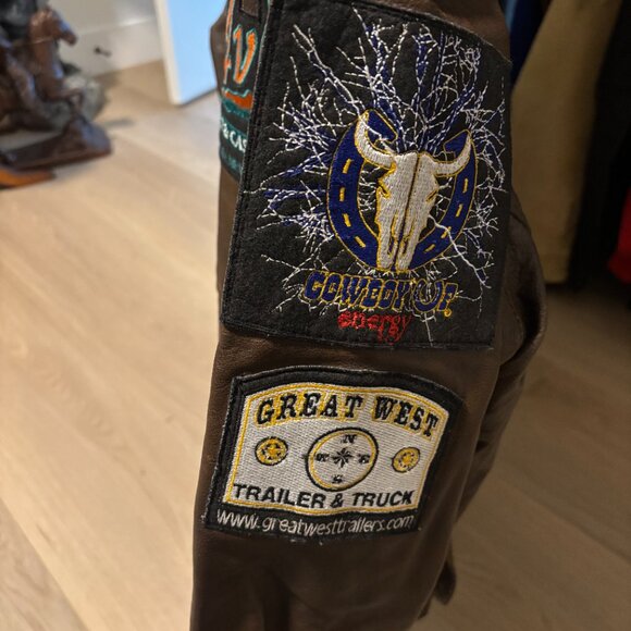 Genuine Rodeo Contestant Leather Jacket - Picture 6 of 9